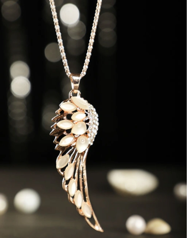 Anikas Creation Gold Plated Dancing Girl Alloy Light weighted Creen Stone Finished Pendant - Adjustable, Gold Plated, Multipack 1